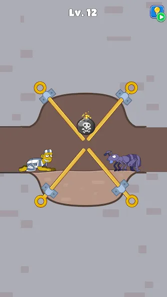 Prison Escape: Pin Puzzle MOD APK на Android — Безлимитные деньги и подсказки — скриншот 2 Prison Escape: Pin Puzzle MOD APK на Android — Безлимитные деньги и подсказки — скриншот 2