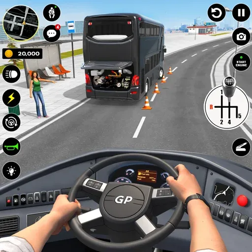 Скачать Bus Simulator : 3D Bus Games с модом — Безлимитные деньги и все автобусы открыты — скриншот 1