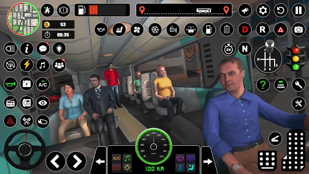Скачать Bus Simulator : 3D Bus Games с модом — Безлимитные деньги и все автобусы открыты — скриншот 4