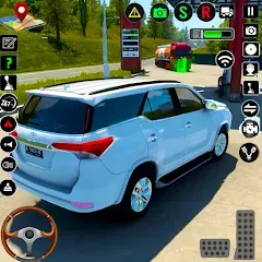 Взломанная US Prado Car Games Simulator на Андроид — Безлимитные деньги и всё открыто