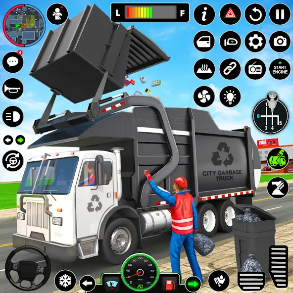 Truck Driving Games Truck Game MOD APK на Android — Много денег и все грузовики открыты — скриншот 1