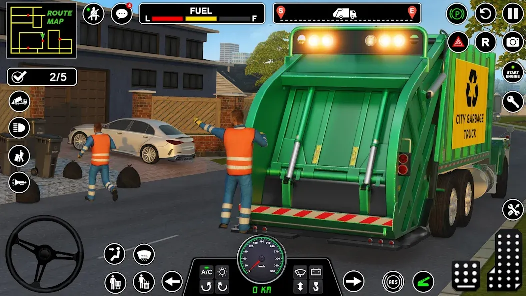 Truck Driving Games Truck Game MOD APK на Android — Много денег и все грузовики открыты — скриншот 2