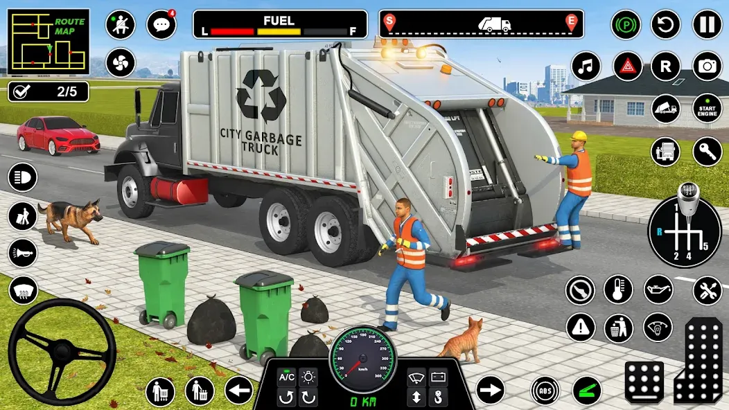 Truck Driving Games Truck Game MOD APK на Android — Много денег и все грузовики открыты — скриншот 3