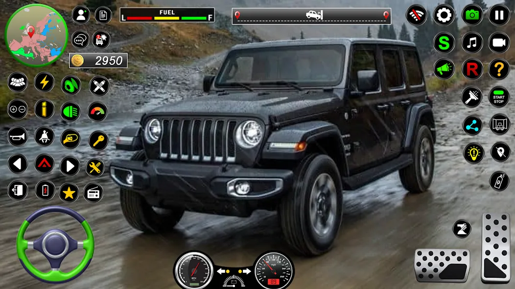 Скачать Jeep Driving Simulator offRoad на Андроид — Безлимитные деньги и все машины открыты — скриншот 1 Скачать Jeep Driving Simulator offRoad на Андроид — Безлимитные деньги и все машины открыты — скриншот 1
