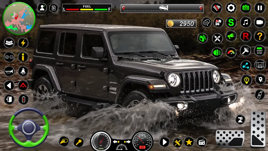 Скачать Jeep Driving Simulator offRoad на Андроид — Безлимитные деньги и все машины открыты — скриншот 2 Скачать Jeep Driving Simulator offRoad на Андроид — Безлимитные деньги и все машины открыты — скриншот 2