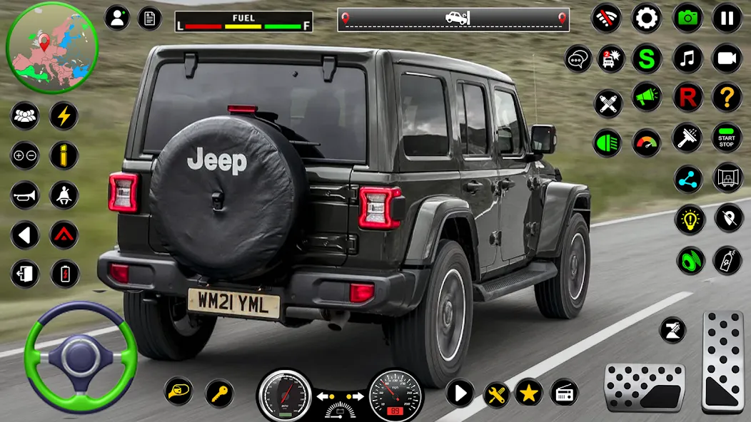 Скачать Jeep Driving Simulator offRoad на Андроид — Безлимитные деньги и все машины открыты — скриншот 3 Скачать Jeep Driving Simulator offRoad на Андроид — Безлимитные деньги и все машины открыты — скриншот 3