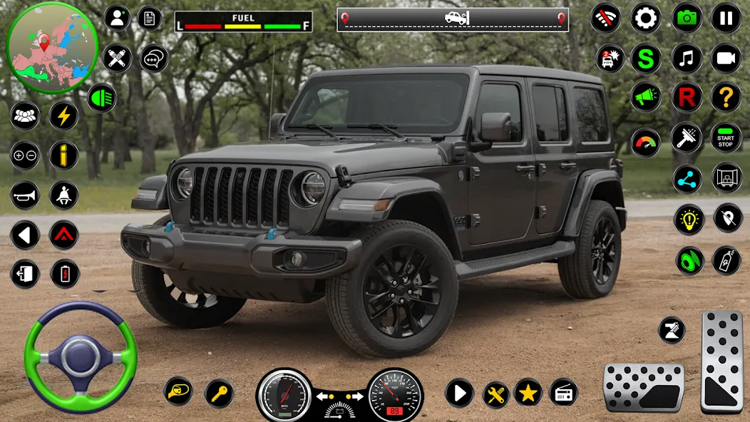 Скачать Jeep Driving Simulator offRoad на Андроид — Безлимитные деньги и все машины открыты — скриншот 4 Скачать Jeep Driving Simulator offRoad на Андроид — Безлимитные деньги и все машины открыты — скриншот 4
