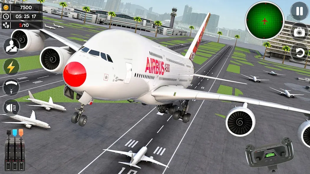 Скачать взломанную Airplane Flight Simulator 2023 — Безлимитные деньги и топливо — скриншот 5 Скачать взломанную Airplane Flight Simulator 2023 — Безлимитные деньги и топливо — скриншот 5
