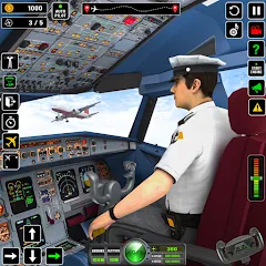 Скачать взломанную Airplane Flight Simulator 2023 — Безлимитные деньги и топливо