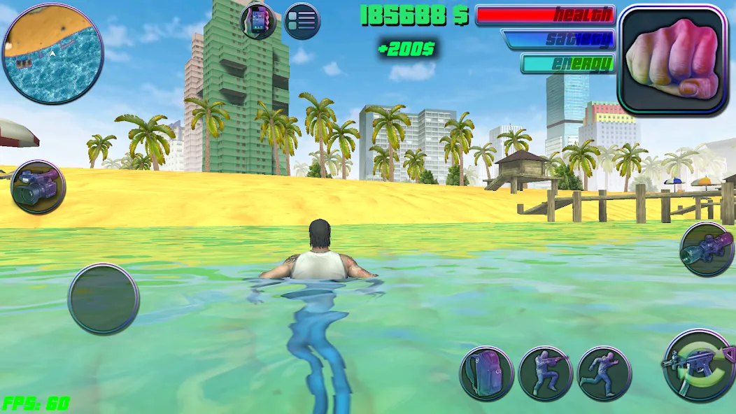 Скачать Crazy Miami Online с модом — Безлимитные деньги и оружие — скриншот 4