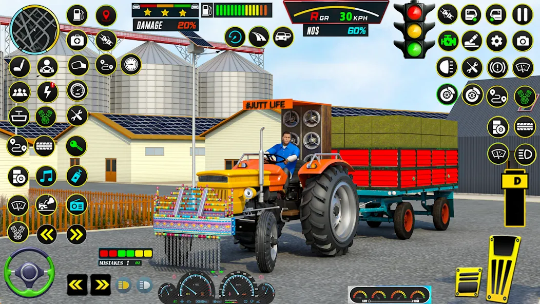 Взлом Farming Tractor Game Simulator — Новая техника и богатый урожай — скриншот 3