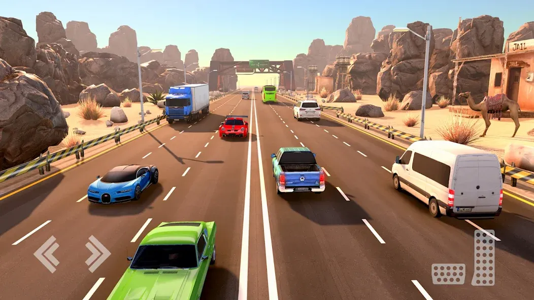 Real Highway Car Racing Games (Мод Безлимитные деньги и все машины открыты) — скриншот 2