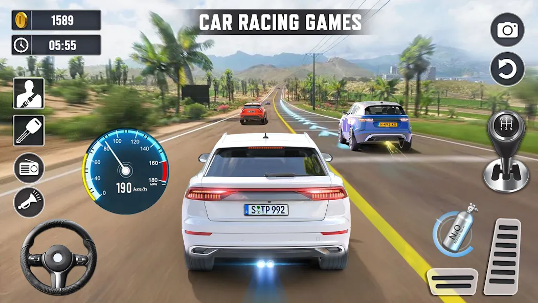 Real Highway Car Racing Games (Мод Безлимитные деньги и все машины открыты) — скриншот 5