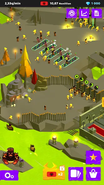 Взлом Hell: Idle Evil Tycoon Sim — Безлимитные деньги и все улучшения — скриншот 3