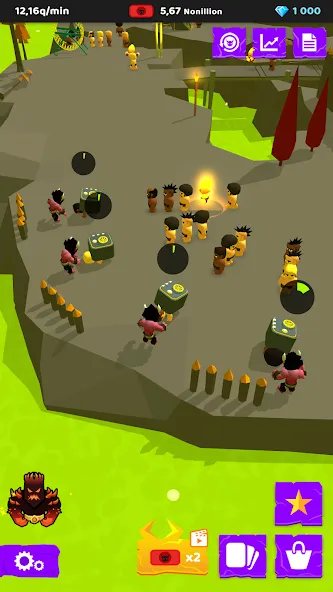 Взлом Hell: Idle Evil Tycoon Sim — Безлимитные деньги и все улучшения — скриншот 4