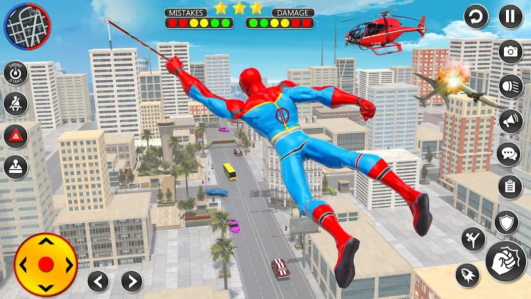 Скачать Spider Rope Hero Spider Games MOD APK — Безлимитные деньги и алмазы — скриншот 1