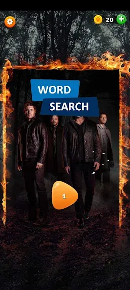 Supernatural Word Search Mod APK Безлимитные подсказки и открыты все уровни — Скачать на Андроид — скриншот 1