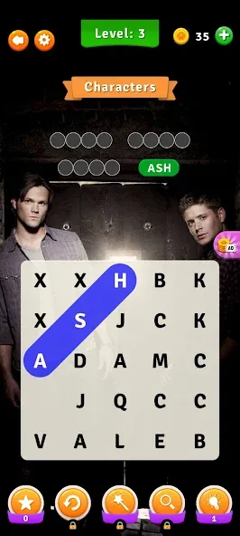 Supernatural Word Search Mod APK Безлимитные подсказки и открыты все уровни — Скачать на Андроид — скриншот 2