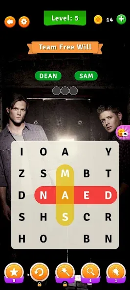 Supernatural Word Search Mod APK Безлимитные подсказки и открыты все уровни — Скачать на Андроид — скриншот 3