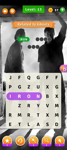 Supernatural Word Search Mod APK Безлимитные подсказки и открыты все уровни — Скачать на Андроид — скриншот 5