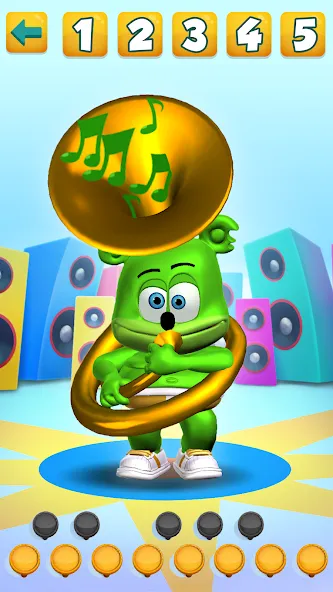 Скачать Talking Gummy Bear Kids Games MOD APK — Разблокированы все игры и функции — скриншот 4