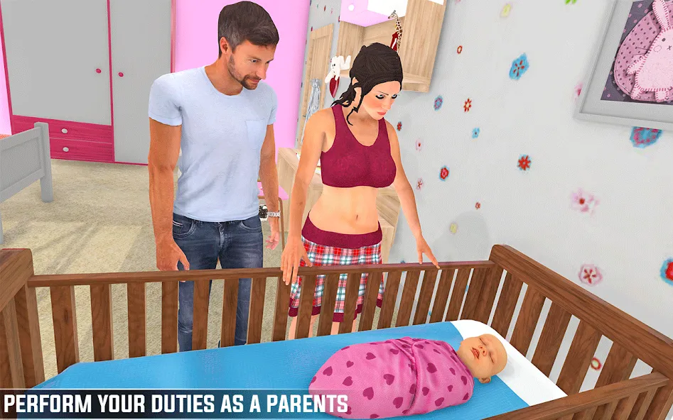 Pregnant Games Mommy Simulator — Безлимитные деньги и все уровни открыты — скриншот 1