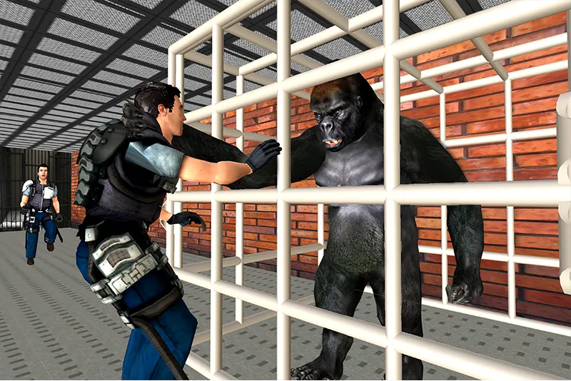 Gorilla Smash City Escape Jail MOD APK на Android — Безлимитные деньги и суперсила — скриншот 3