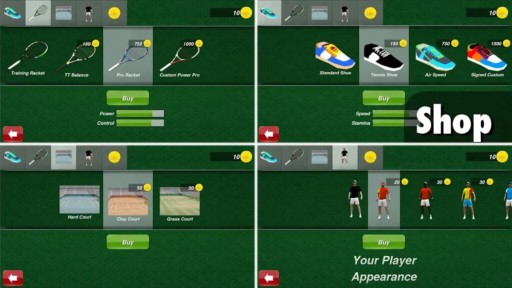 Скачать Tennis Champion 3D - Online Sp на Android — Без рекламы и много монет — скриншот 5 Скачать Tennis Champion 3D - Online Sp на Android — Без рекламы и много монет — скриншот 5