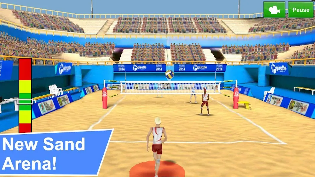 Volleyball Champions 3D - Onli на Андроид — Безлимитные монеты и энергия — скриншот 1