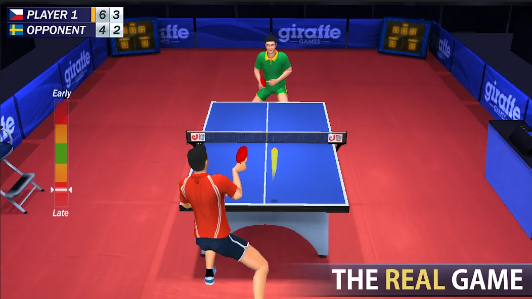 Table Tennis Mod APK Безлимитные монеты и все ракетки — Скачать на Андроид — скриншот 2