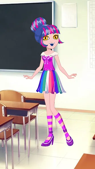 Pony College Student Dress Up — Разблокированы все наряды и аксессуары — скриншот 3