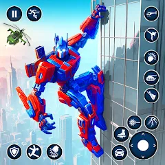 Скачать взлом Spider Robot: Robot Car Games на Андроид — Безлимитные деньги и мощный робот