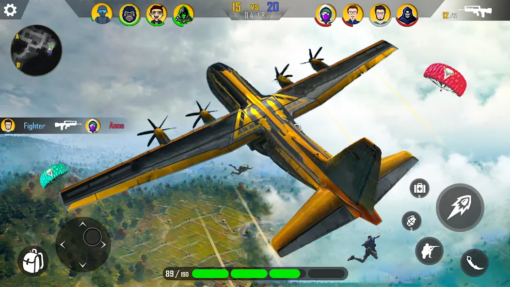 Скачать Fps Shooting Gun War: Gun Game с модом — Безлимитные патроны и оружие — скриншот 2