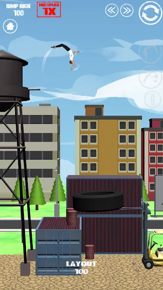 SWAGFLIP - Parkour Origins на Андроид — Мод Безлимитные деньги и все уровни — скриншот 2