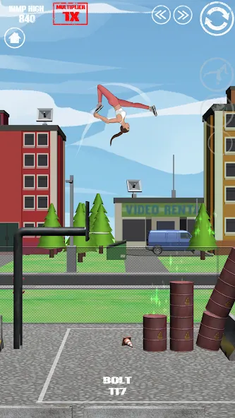 SWAGFLIP - Parkour Origins на Андроид — Мод Безлимитные деньги и все уровни — скриншот 3