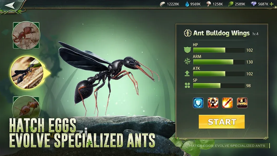 Взломанная Ant Legion: For The Swarm на Андроид — Безлимитные ресурсы и ускоренное развитие — скриншот 5 Взломанная Ant Legion: For The Swarm на Андроид — Безлимитные ресурсы и ускоренное развитие — скриншот 5