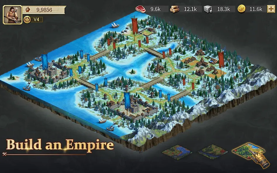 Взломанная Game of Empires:Warring Realms на Андроид — Безлимитные ресурсы и ускоренное строительство — скриншот 3