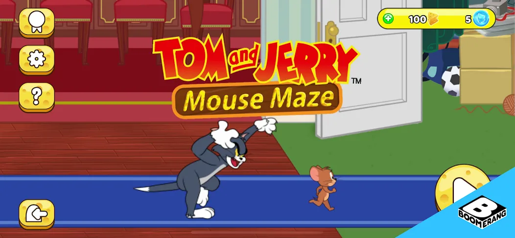 Tom & Jerry: Mouse Maze MOD — Безлимитные жизни и открыты все уровни на Андроид — скриншот 1