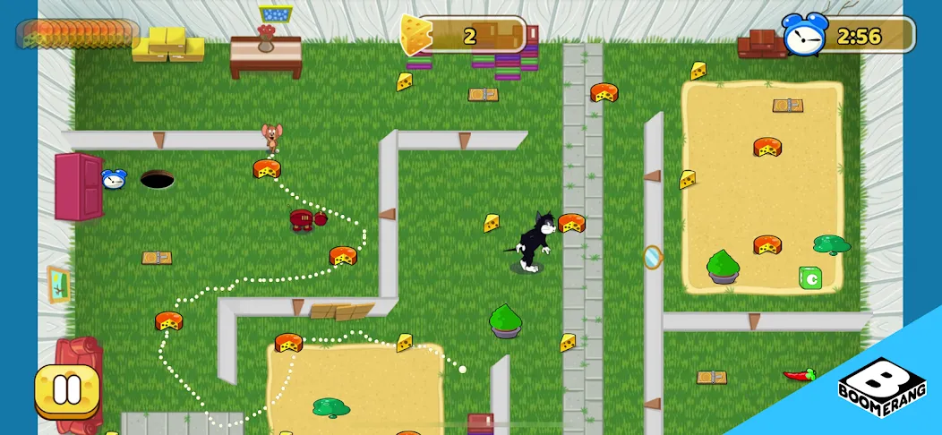 Tom & Jerry: Mouse Maze MOD — Безлимитные жизни и открыты все уровни на Андроид — скриншот 2