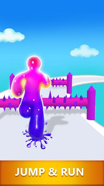 Blob Dash - Endless Runner MOD APK — Безлимитные деньги и усиленные способности — скриншот 2 Blob Dash - Endless Runner MOD APK — Безлимитные деньги и усиленные способности — скриншот 2