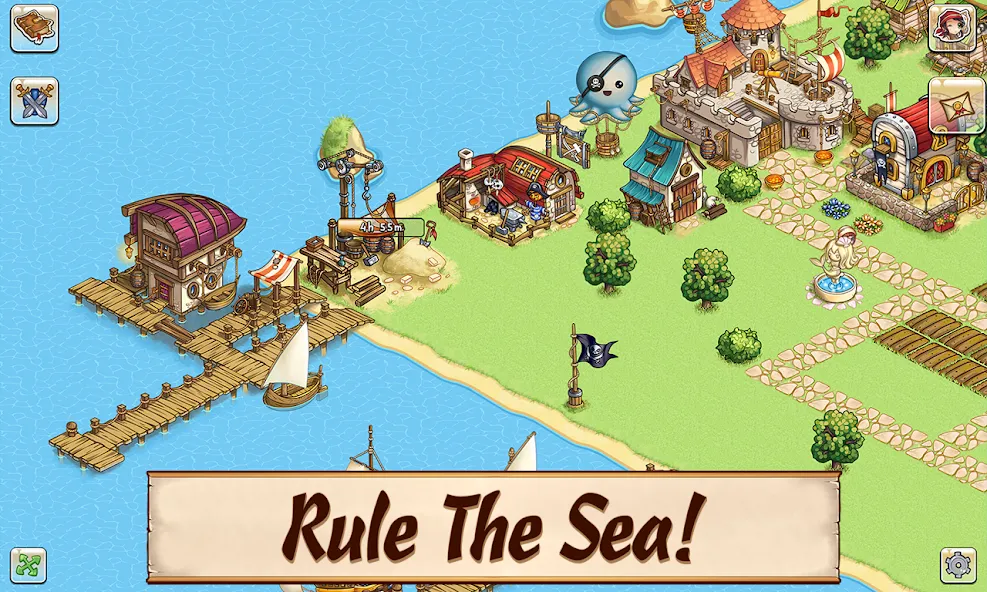 Pirates of Everseas — Безлимитные ресурсы и быстрый прогресс — скриншот 4