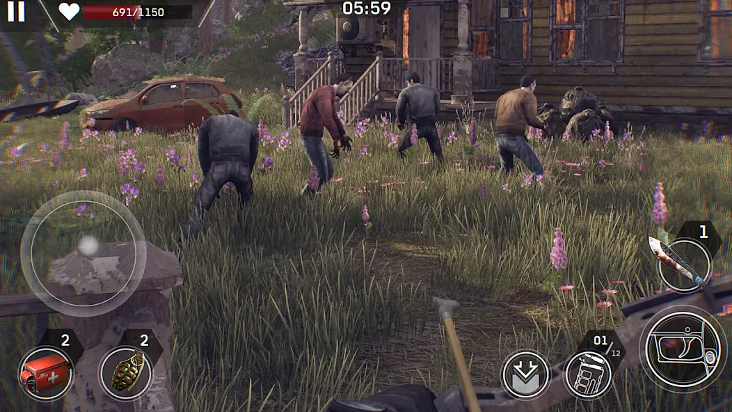 Скачать Left to Survive: Zombie Games с модом — Безлимитные ресурсы и оружие — скриншот 5