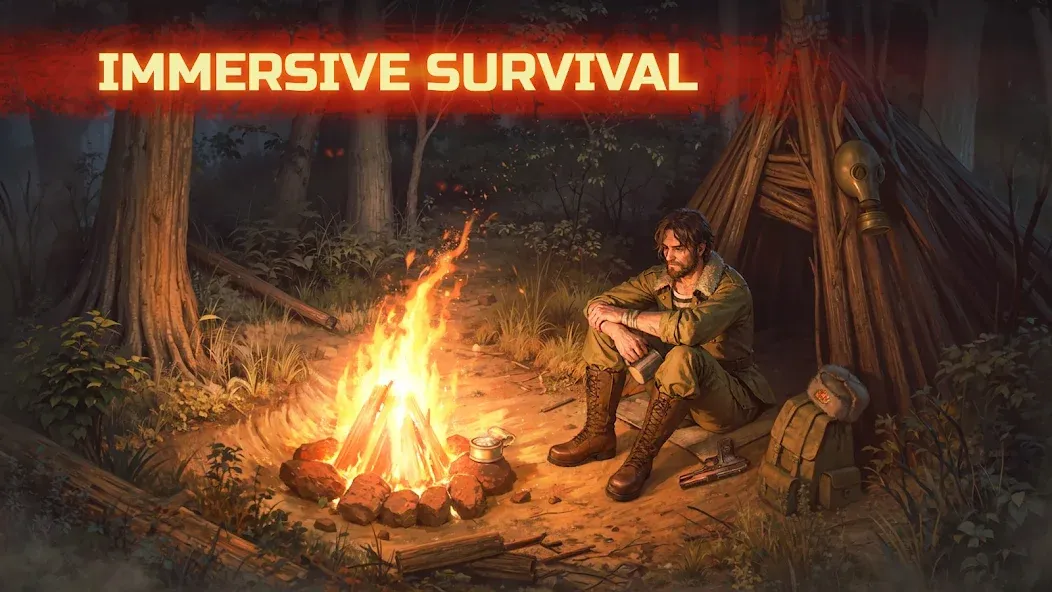 Взломанная Day R Survival: Last Survivor на Андроид — Безлимитные ресурсы и высокая выносливость — скриншот 1