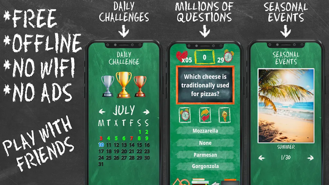 Скачать Quiz Games Offline Games на Андроид — Без рекламы и все викторины открыты — скриншот 5