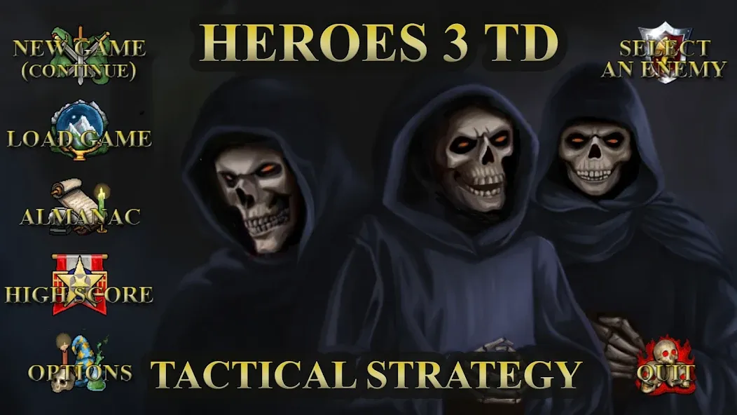 Скачать Heroes 3 of Might: Magic TD — Модификация Безлимитные ресурсы и усиленные герои — скриншот 1