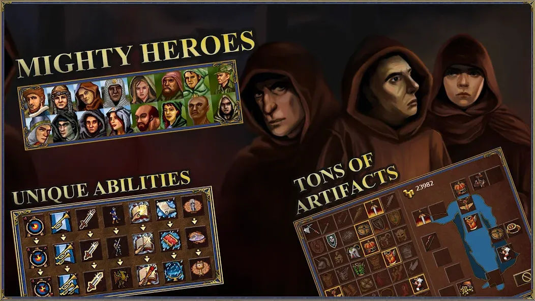 Скачать Heroes 3 of Might: Magic TD — Модификация Безлимитные ресурсы и усиленные герои — скриншот 4