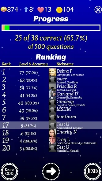 Скачать Jesus Bible Trivia Games Quiz на телефон — Открыты все библейские викторины — скриншот 5