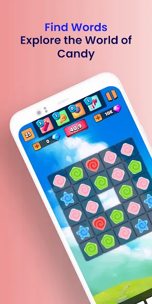 Word 3: Word Game — Безлимитные подсказки и ходы — скриншот 1