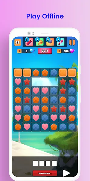 Word 3: Word Game — Безлимитные подсказки и ходы — скриншот 3