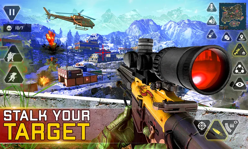 Sniper Gun Shooting game — Безлимитные патроны и точная стрельба — скриншот 2 Sniper Gun Shooting game — Безлимитные патроны и точная стрельба — скриншот 2